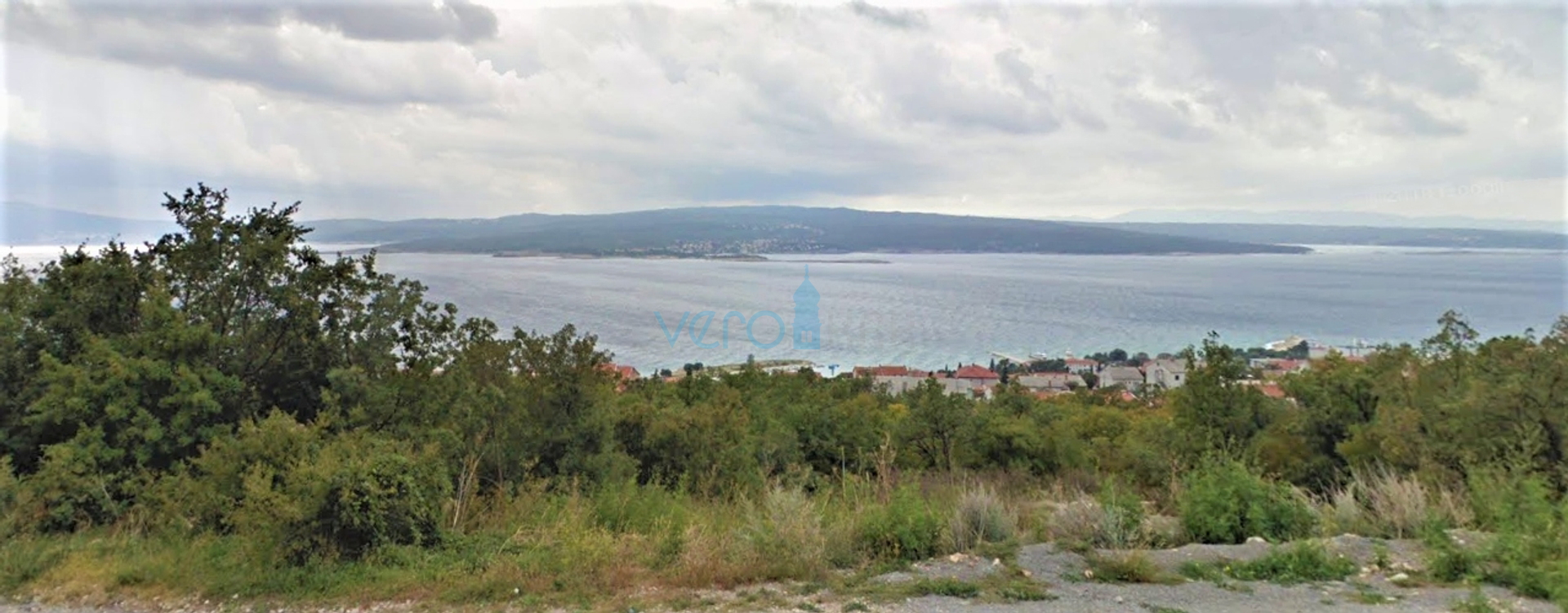 Crikvenica, Building land with a project and open sea view